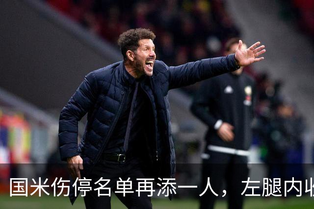 国米伤停名单再添一人，左腿内收肌拉伤至少缺阵两场
